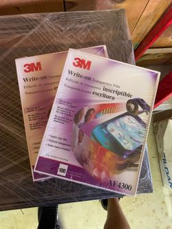 Brand New Unopened Write-On Transparency Film 3M