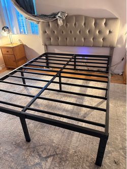 Queen size bed frame and headboard