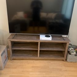 Wooden Console Entertainment Center 
