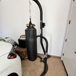 Punching Bag &  Speed Bag With Stand