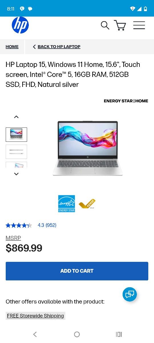 Brand New HP Laptop