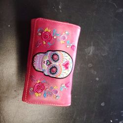 Skull Wallet Women's