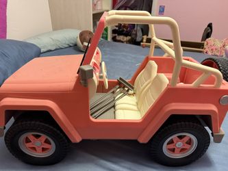 Doll and Barbie Jeep
