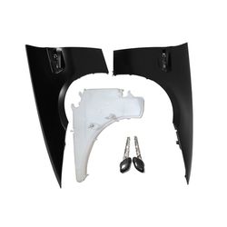 For 06-11 BMW E90 3 Series, M3 Style Steel Fender w/ Water Tank(335i Only)