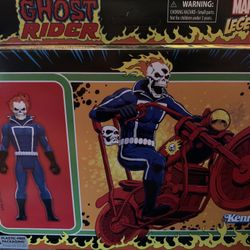 Marvel Legends Ghost Rider With Motorcycle. Card Is Not Punched