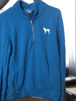 Love Pink Quarter Zip Sweatshirt 