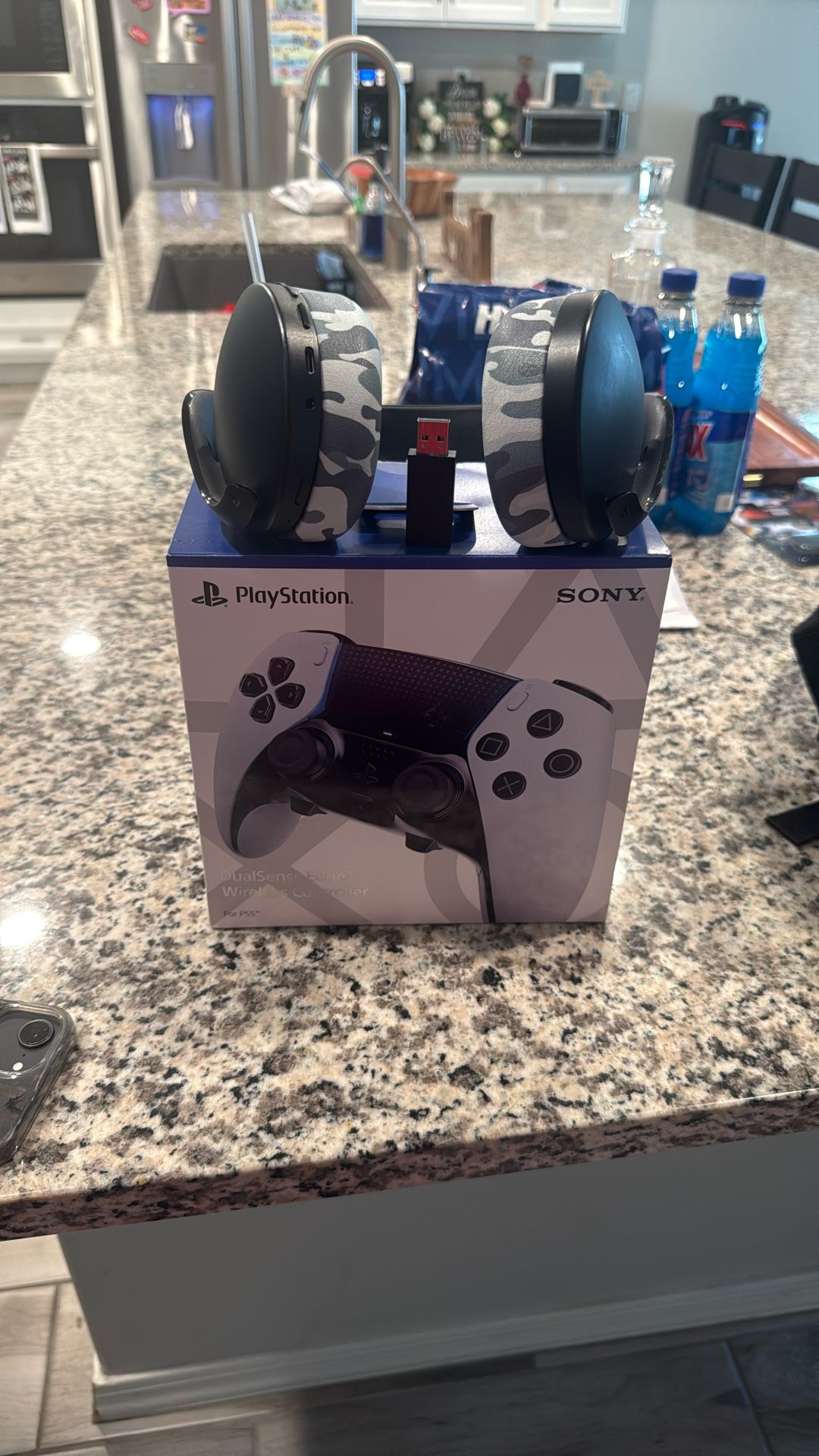 PlayStation Controller And Wireless Headset