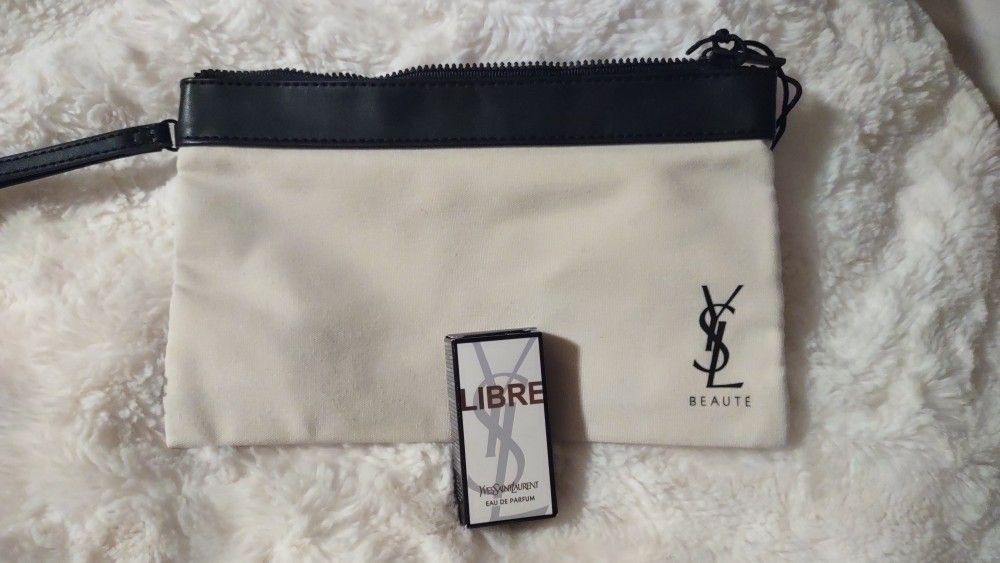 YSL Wristlet/Cosmetic bag & Libre eau de parfum