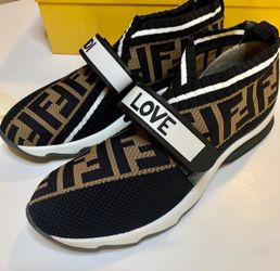 FENDI Rockoko Knit Sneakers 37 1/2