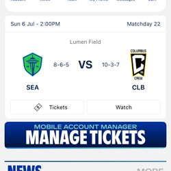 Sounders Vs Clb
