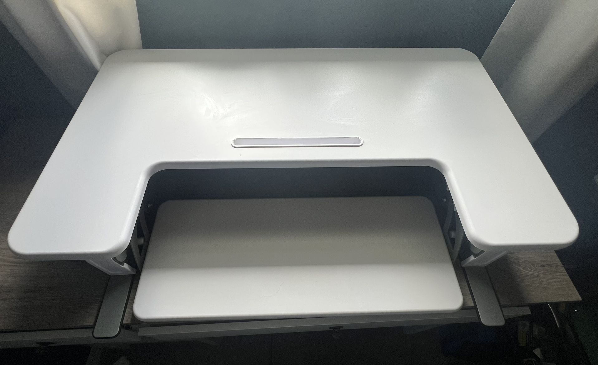 Vivo 36 inch Height Adjustable Sit/Stand Desk Converter White