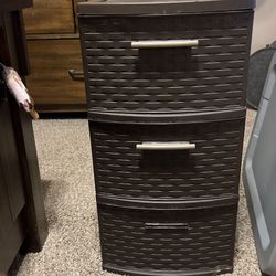 Plastic 3 Drawer Stack