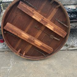 Rustic Oak Wood Table