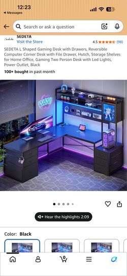 Gaming desk