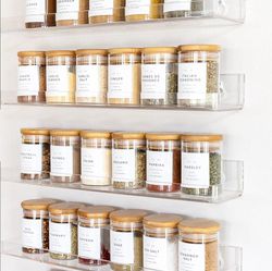 Jars or containers for pantry organization