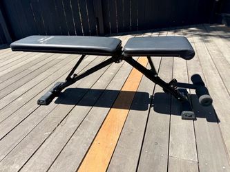 Adjustable Weight Bench with Leg Roller