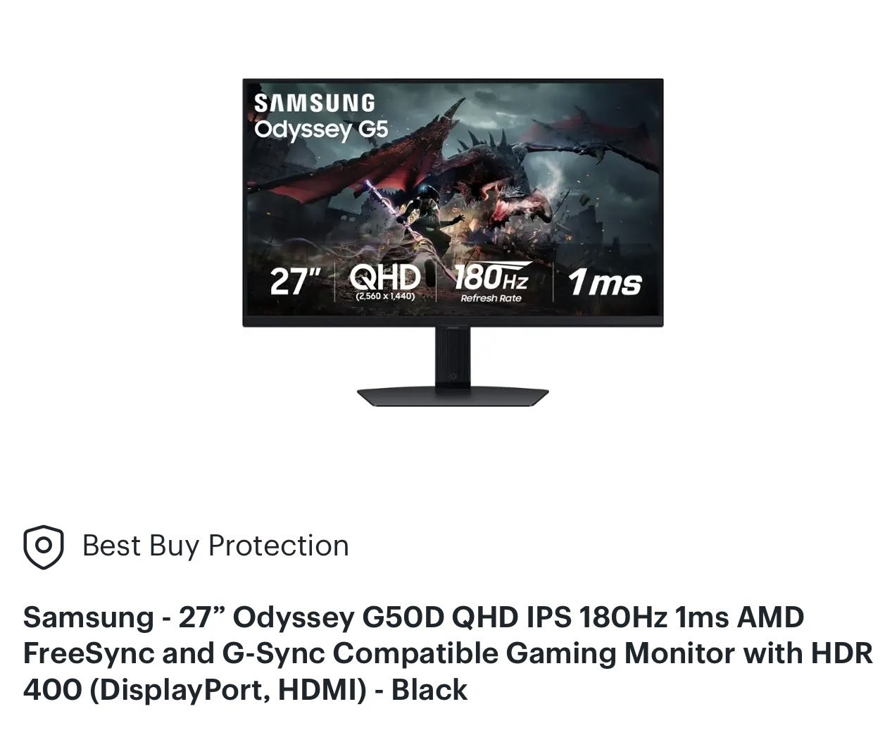 gaming monitor