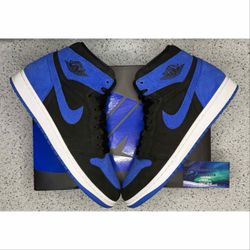 Jordan 1 Royal Reimagined 9.5 Men Preowned Great Condition