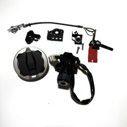 20-23 KAWASAKI Z400 ER400 ABS IGNITION LOCK KEY SET W/ GAS CAP AND SEAT LOCK