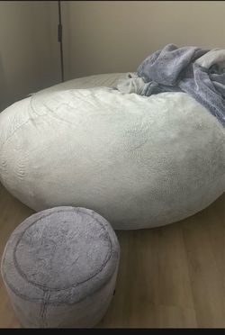 Lovesac bean bag and footsac