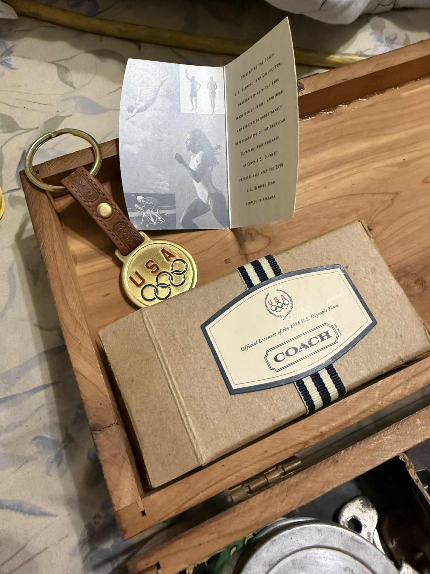 1996 USA Olympic Team Keychain by Coach