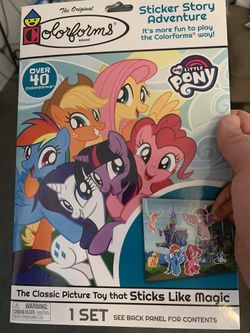 My Little Pony Colorforms set