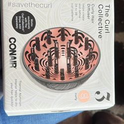 Conair The Curl Collective Curly Hair Diffuser New in Box