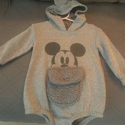 18 Month Mickey Mouse Onesie Sweater 