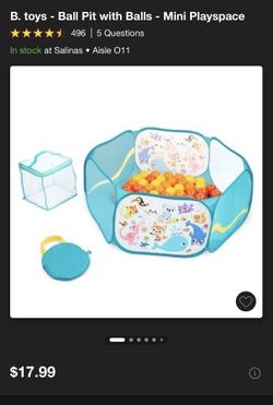 Baby Ball Pit With Extra Balls 