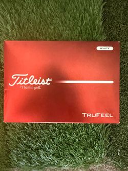 Titleist TruFeel White Golf Balls - 1 Dozen (12 Balls)