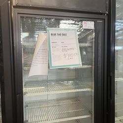 One Door Glass Refrigerator 