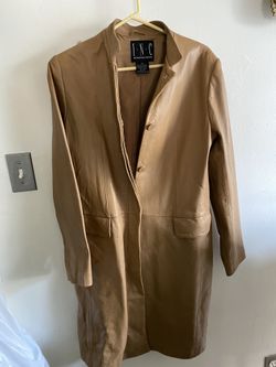 INC Leather Coat