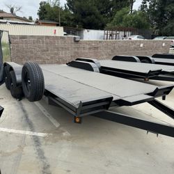 brand new 8.5x18 car hauler all steel ( 10k gvwr )