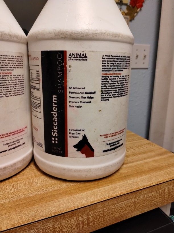 Siccaderm Anti Dandruff Shampoo 4 Dogs Cats Horses