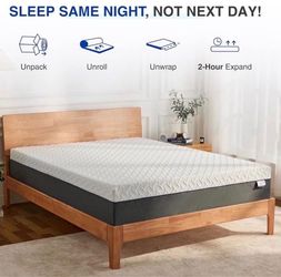 NEW! Queen Memory Foam Mattress 12 inch! In the box.