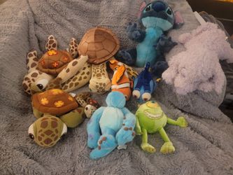 Disney stuffed animals.