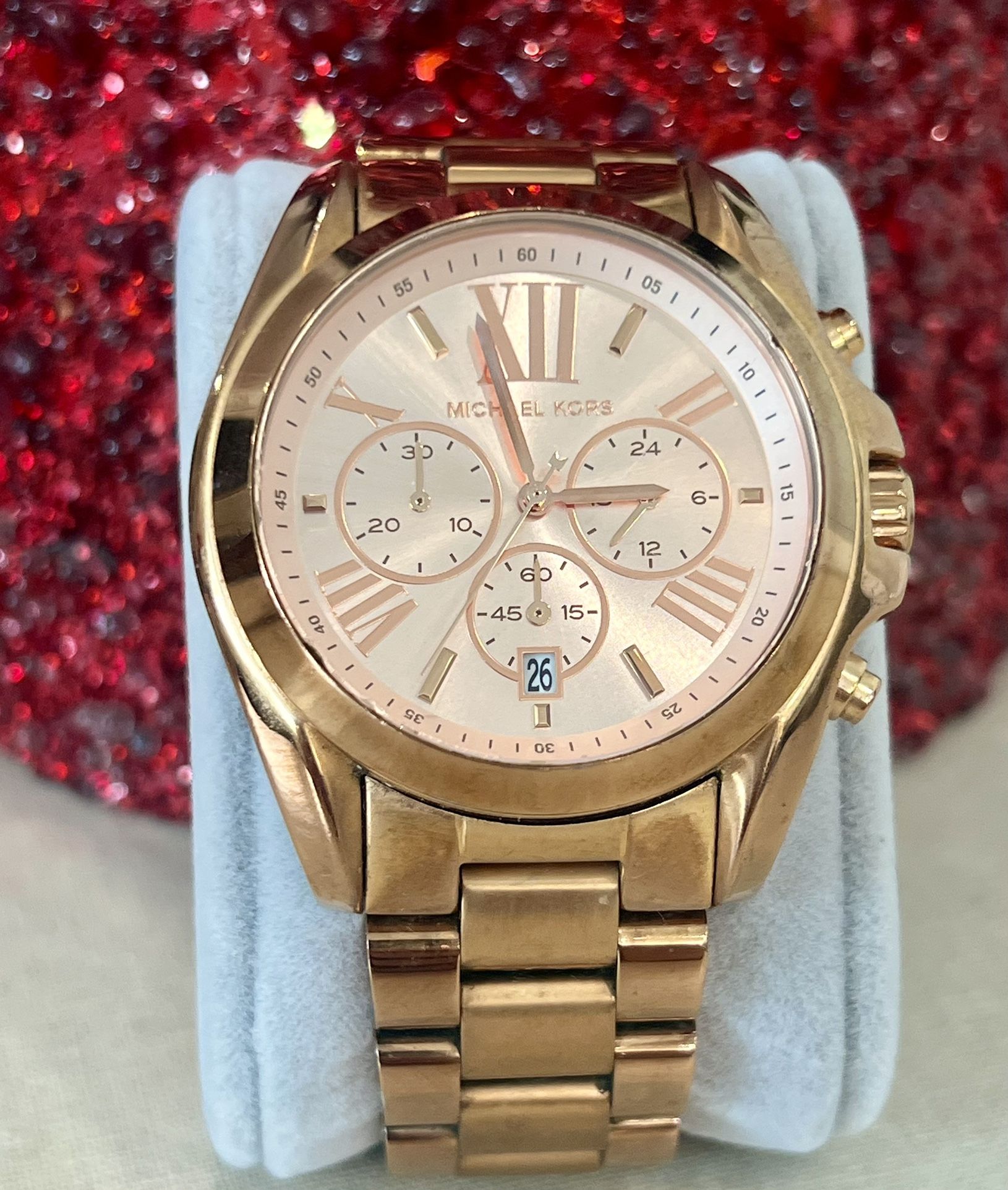 Michael Kors MK5503 Bradshaw Chronograph Rose Gold Women's Watch