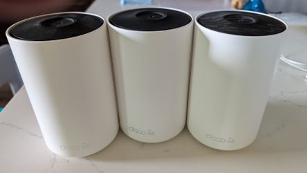 TP-Link Deco AXE5300 Tri-Band Wi-Fi 6E Mesh System (3-Pack)