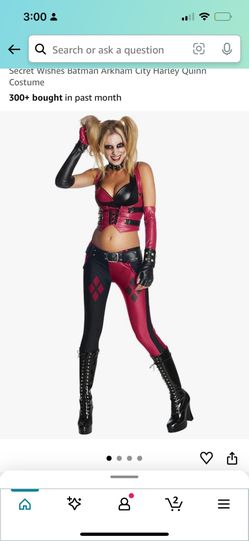 Harley Quinn Gotham Arkane Asylum New Costume Adults Woman Size Medium Brand New Halloween Costume!