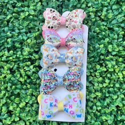 Minnie, Bluey Hair Bows