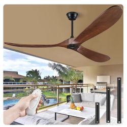 72” Ceiling Fan Without Lights 