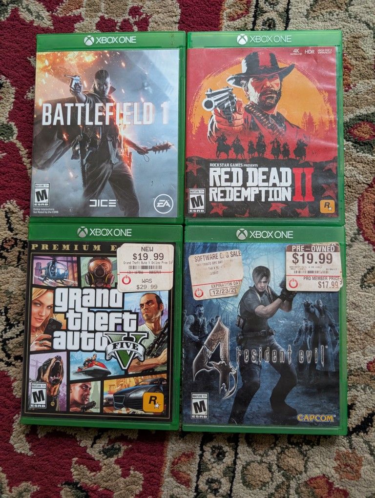 Xbox One Games (4 Pack)