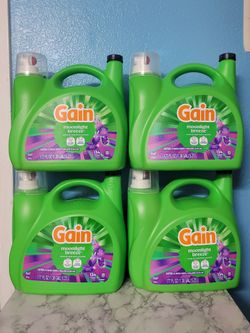 Gain detergent $18 Each (134 loads)
