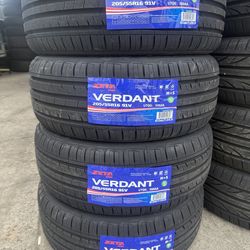 4 new tires 205/55r16 🛞50,000 miles warranty 🤑free installation ‼️