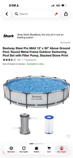12 ft pool used