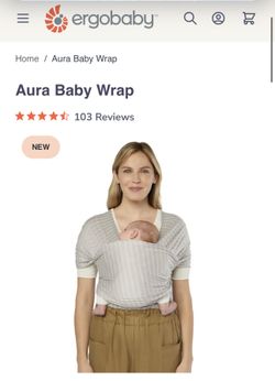 Like New Ergobaby Aura Wrap 
