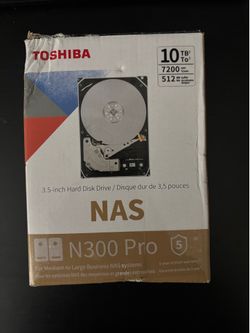 Toshiba N300 Pro 10TB hard drive