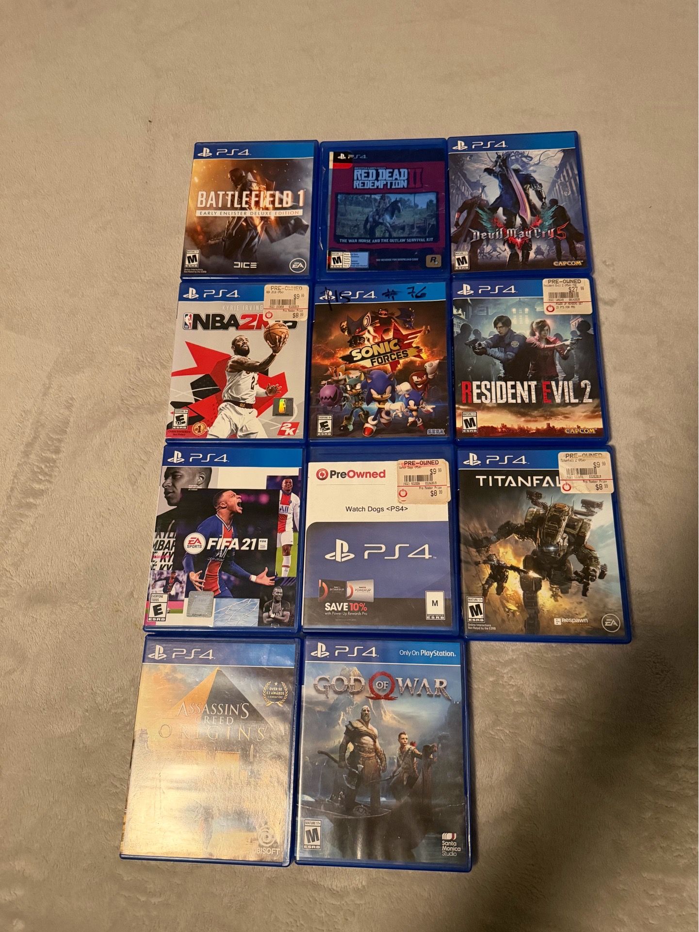 PS4 games