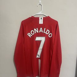 Manchester United 2007-08 Home Ronaldo Jersey Small