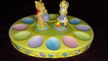 POOH RABBIT EGG TRAY $50
